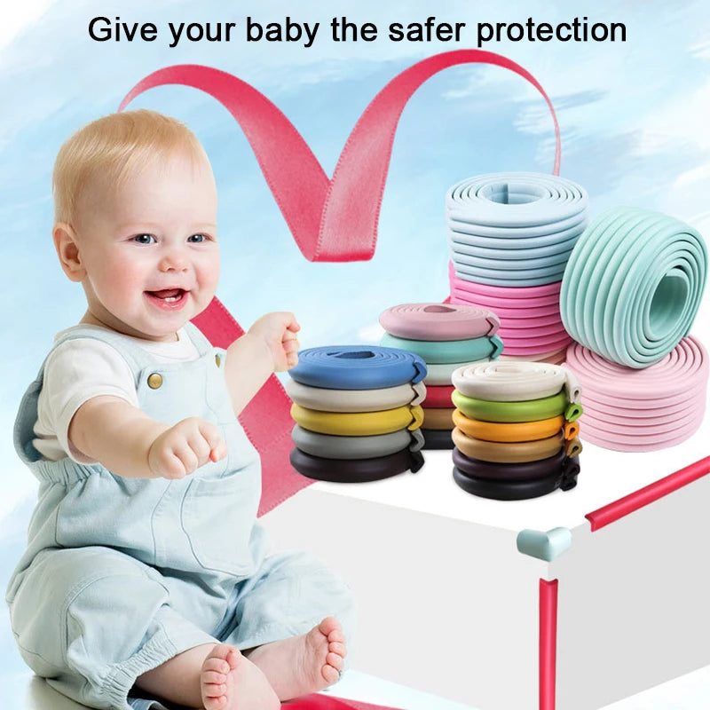 2M Flexible Baby Corner and Edge Protector Bumper Strip for Home Safety