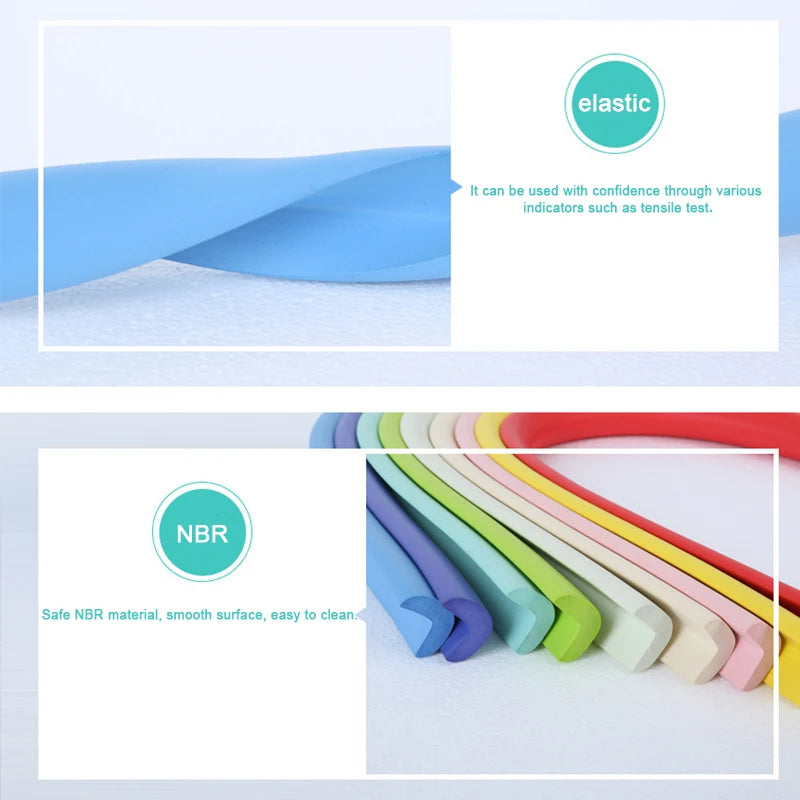2M Flexible Baby Corner and Edge Protector Bumper Strip for Home Safety