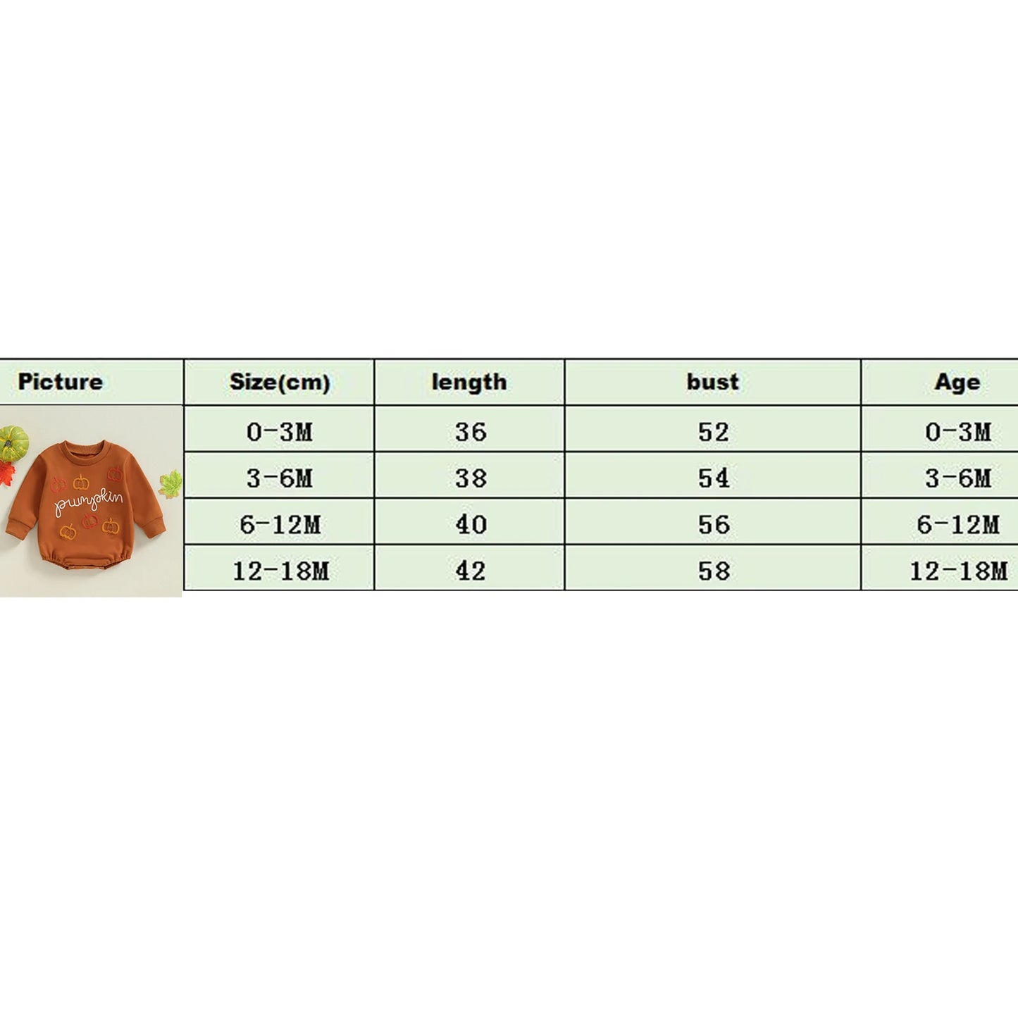 Adorable Infant Halloween Romper with Pumpkin Design - Long Sleeve Oversized Outfit for Baby Girls and Boys