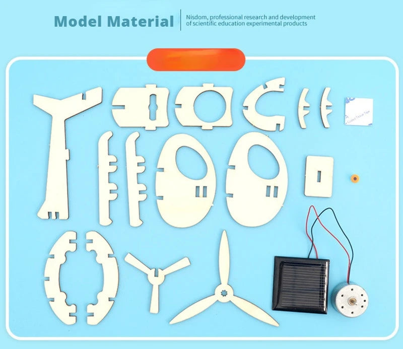 Solar Helicopter DIY Kids Science School Projects Experiment Kit Science Toys For Children Boys Stem Educational Toys Brinquedos
