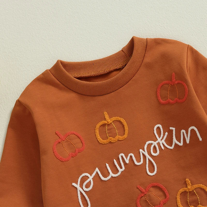 Adorable Infant Halloween Romper with Pumpkin Design - Long Sleeve Oversized Outfit for Baby Girls and Boys