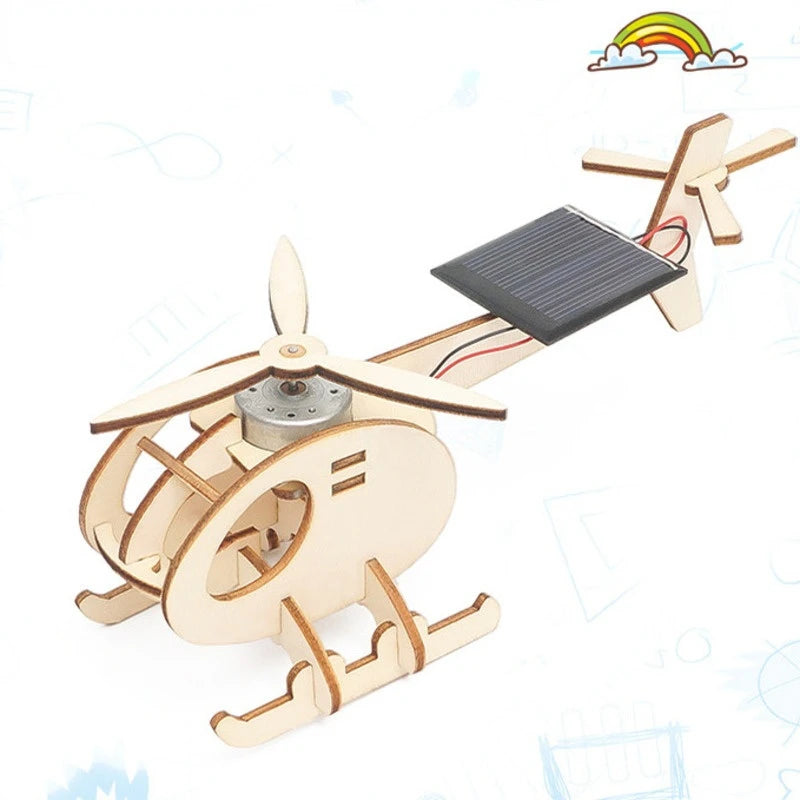 Solar Helicopter DIY Kids Science School Projects Experiment Kit Science Toys For Children Boys Stem Educational Toys Brinquedos