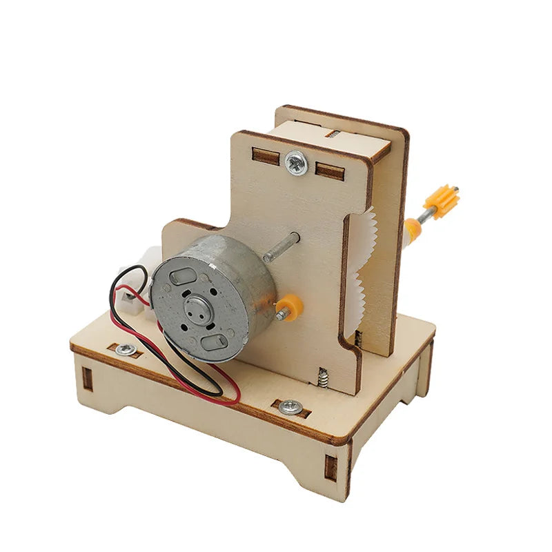 STEM Electric Hand Generator Kit - Educational Wooden Puzzle for Young Scientists