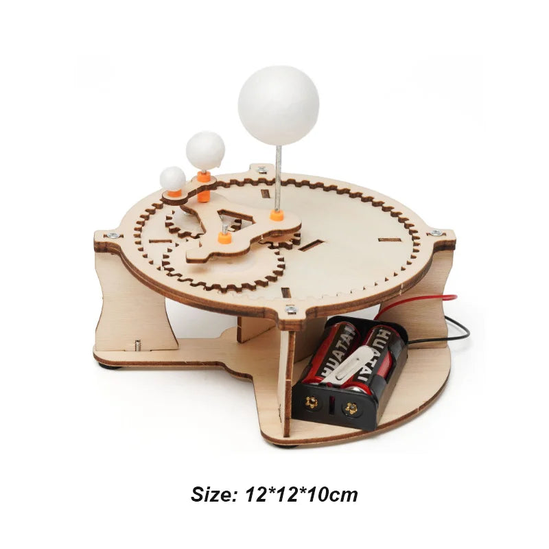 Solar System Exploration Kit: DIY Earth, Moon & Sun Rotation Puzzle for STEM Learning