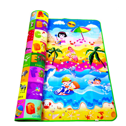 Large EVA Foam Baby Play Mat - Soft Puzzle Crawling Carpet for Kids, 200x180cm Educational Activity Rug