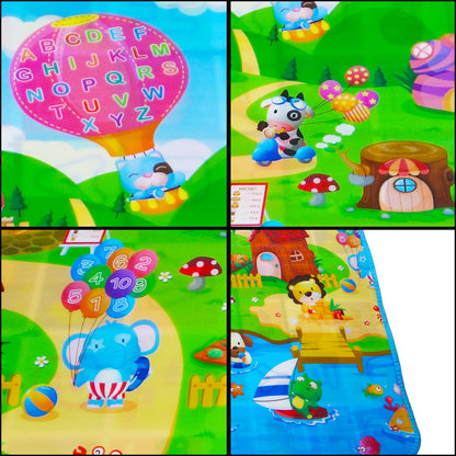 Large EVA Foam Baby Play Mat - Soft Puzzle Crawling Carpet for Kids, 200x180cm Educational Activity Rug