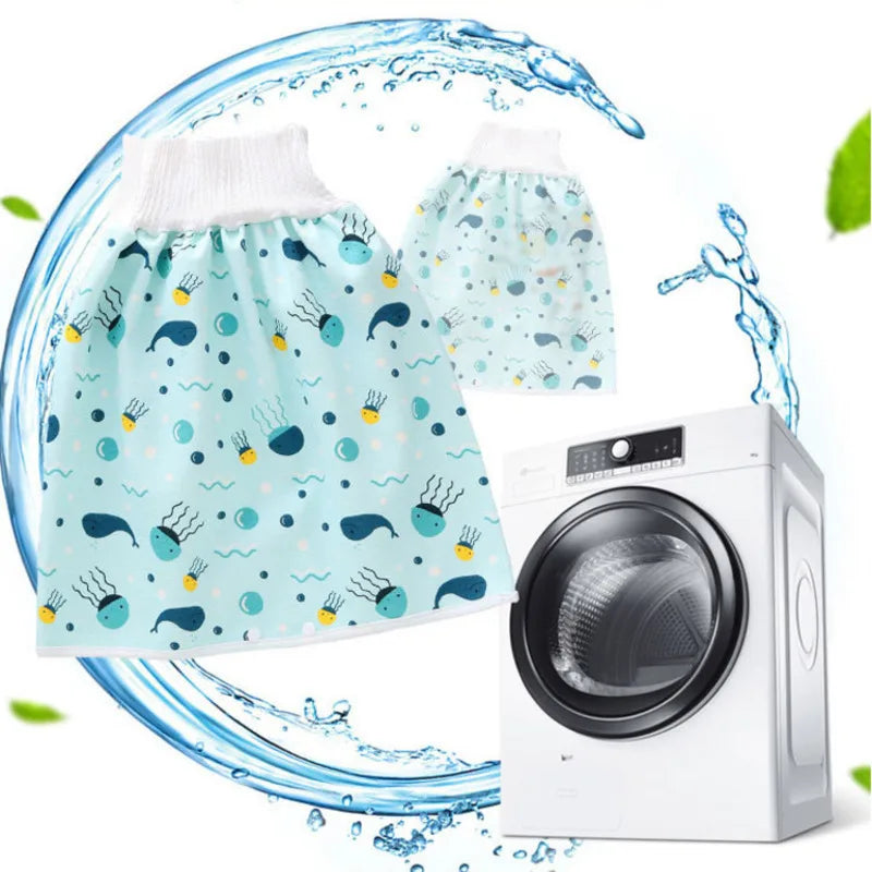 Comfy Reusable Baby Adult Diaper Skirt Shorts 2 In 1 Boy Girl Pants Absorbent Shorts Prevent Skirt Moment Leakage Mat Cover Gift
