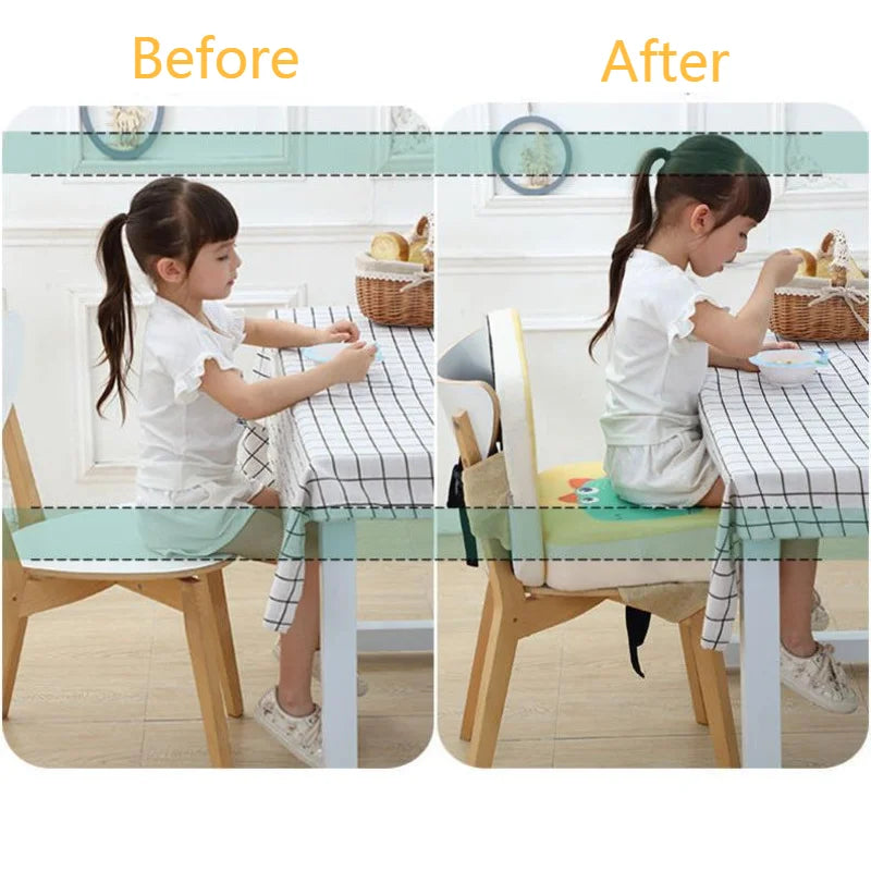 Children's Adjustable Highchair Booster Cushion for Comfortable Dining