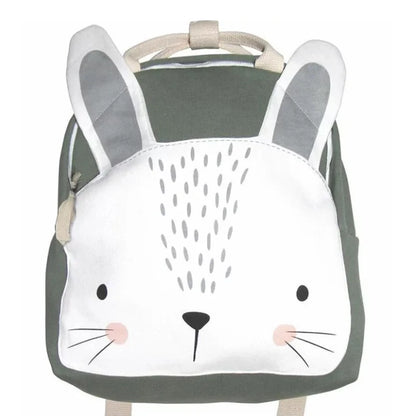Cute Cartoon Animal Kids Backpack for 3-8 Years Old - Nordic Style School Bag with Snack Toy Storage