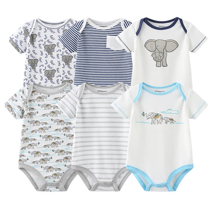 Adorable Cotton Baby Bodysuit for Newborn Girls - Trendy Infant Jumpsuit and Toddler Outfit Set