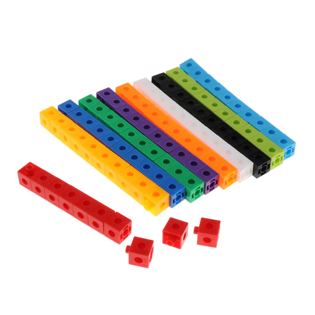 100Pcs/Set 2x2x2CM Square Cube Shape Building Blocks Educational Toys For Children Kids DIY Assembling Blocks Bricks Model Toys