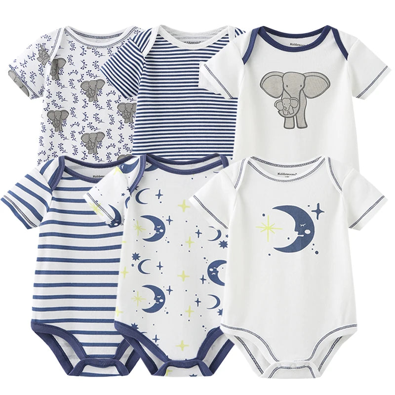 Adorable Cotton Baby Bodysuit for Newborn Girls - Trendy Infant Jumpsuit and Toddler Outfit Set