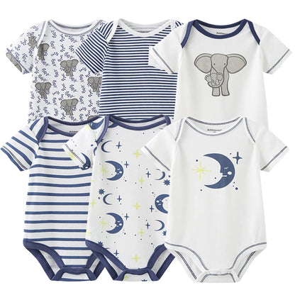 Adorable Cotton Baby Bodysuit for Newborn Girls - Trendy Infant Jumpsuit and Toddler Outfit Set