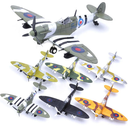 6-Piece DIY F4U Corsair Fighter Model Kit - Educational Assembly Toy for Kids