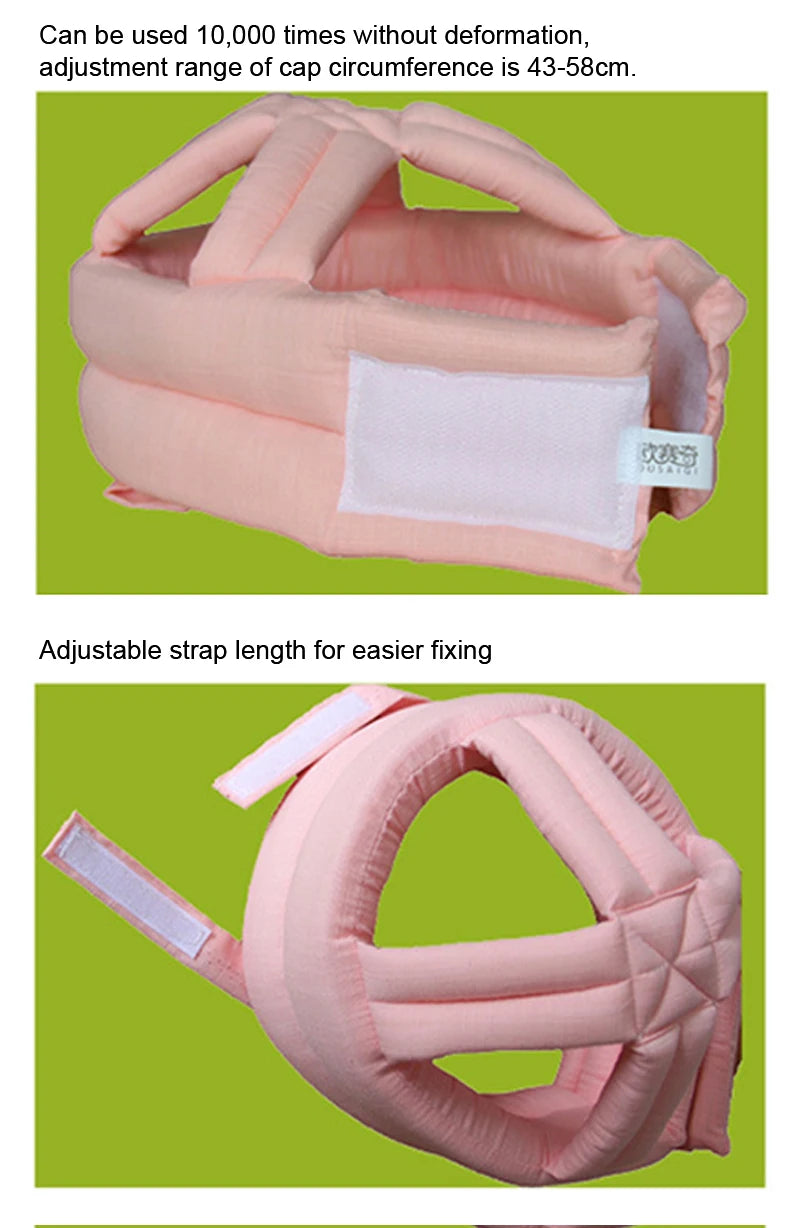 Adjustable Anti-Collision Baby Safety Helmet for Infants and Toddlers (0-3 Years)