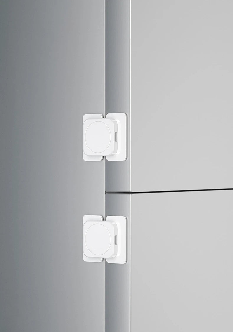 Childproof Refrigerator Lock for Baby Safety - Anti-Open Fridge and Freezer Door Lock with Multi-Functional Cabinet Buckle for Toddler Protection