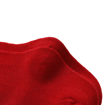 Adorable Christmas Bowknot Socks for Toddlers - 2 Pairs of Mid-Calf Length Holiday Socks for Boys and Girls (Ages 0-4)