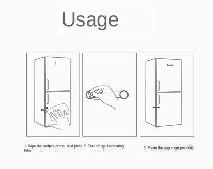 Baby Safety Drawer and Cabinet Lock Set - Anti-Pinch Refrigerator Lock for Childproofing