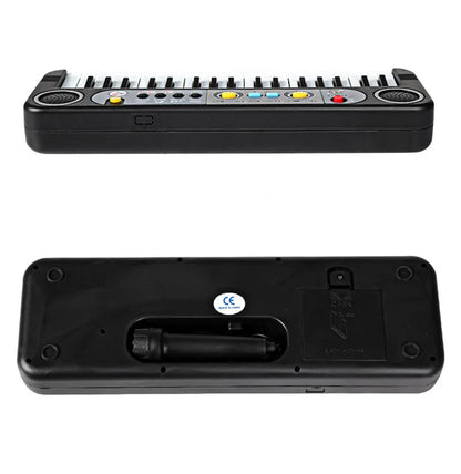 Mini 37-Key Kids Piano Keyboard with Microphone - Educational Musical Instrument for Children
