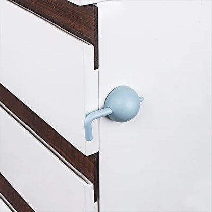 3-Pack Child Safety Cabinet Locks - Anti-Pinch Refrigerator and Drawer Protection for Baby Safety