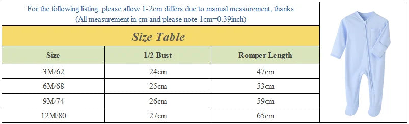 Unisex Newborn Cotton Footed Romper Jumpsuit for Spring and Autumn - Soft Solid Color Bodysuit for Infants