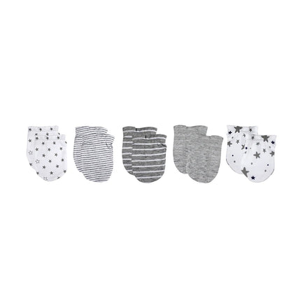 Super Soft Cotton Anti-Grab Baby Mittens for Newborns 0-6 Months - Safe and Comfortable Infant Gloves