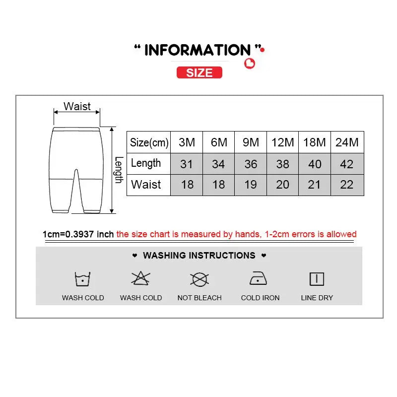 Summer Cotton Infant Trousers for Newborn Baby Girls and Boys - Mid-Waisted Casual Pants