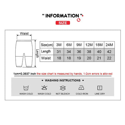 Summer Cotton Infant Trousers for Newborn Baby Girls and Boys - Mid-Waisted Casual Pants