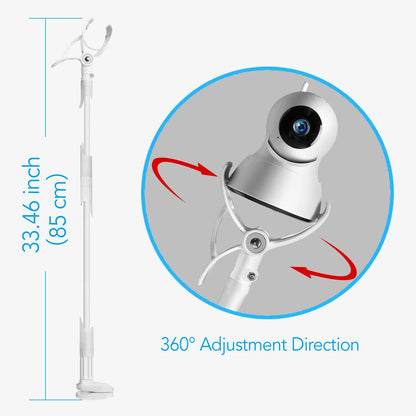 Adjustable 85cm Universal Baby Monitor Mount with Flexible Long Arm Cradle for Phones and Cameras