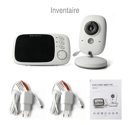 VB601 Mini Wireless Baby Monitor with Night Vision, Two-Way Talk, and Temperature Alert