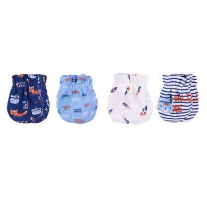 Unisex Infant Scratch Mittens for Newborns, 0-6 Months - Cozy Cotton Gloves for All Seasons