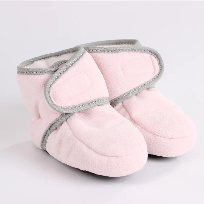 Cozy Cotton Winter Booties for Baby Boys and Girls - Soft First Walkers for Newborns and Infants