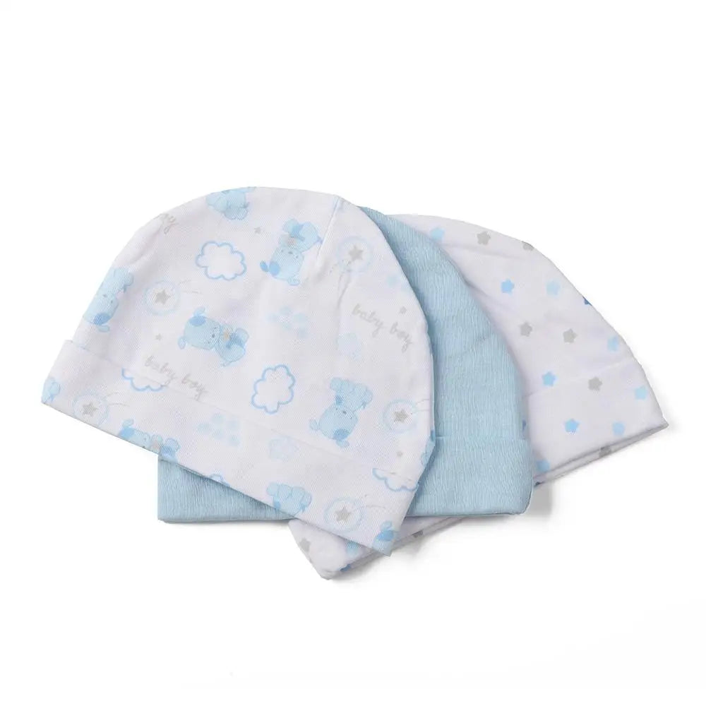 Unisex Soft Cotton Newborn Photography Hat Set for 0-3 Months with Pocket Design