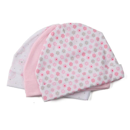 Unisex Soft Cotton Newborn Photography Hat Set for 0-3 Months with Pocket Design