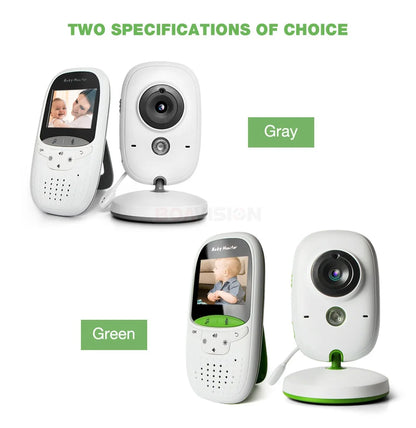 Wireless Baby Monitor VB602 with IR Night Vision, Temperature Display, Lullabies, Intercom, and VOX Mode - Video Camera for Parents and Babysitters