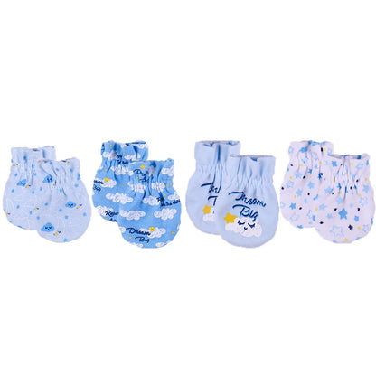 Unisex Infant Scratch Mittens for Newborns, 0-6 Months - Cozy Cotton Gloves for All Seasons