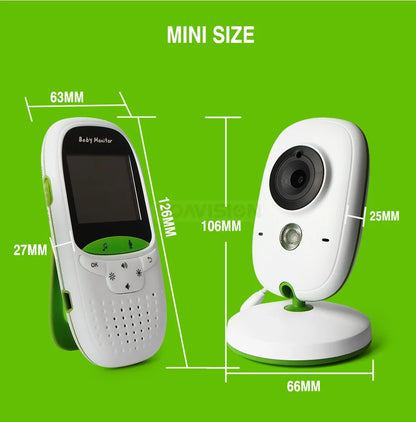 Wireless Baby Monitor VB602 with IR Night Vision, Temperature Display, Lullabies, Intercom, and VOX Mode - Video Camera for Parents and Babysitters