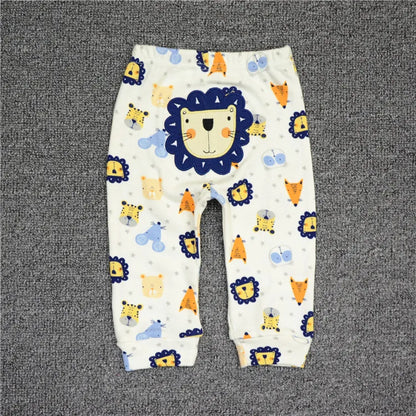 Wholesale 3/6pcs Baby Cotton Leggings for Boys and Girls - Autumn Full-Length Trousers