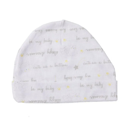 Unisex Soft Cotton Newborn Photography Hat Set for 0-3 Months with Pocket Design