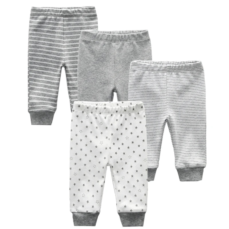 Adorable Cotton Leggings for Infants - Cute and Cozy Trousers for Boys and Girls