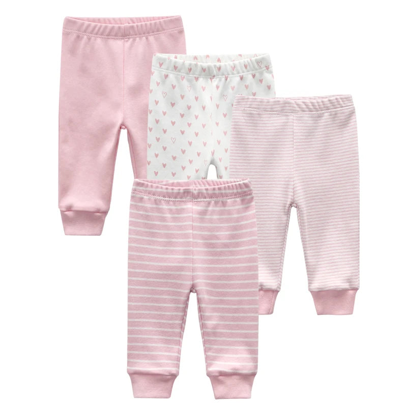 Adorable Cotton Leggings for Infants - Cute and Cozy Trousers for Boys and Girls