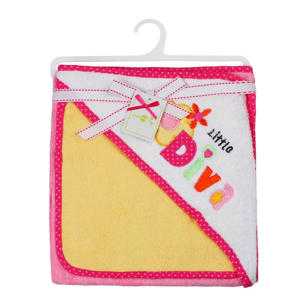 Cartoon Hooded Baby Bathrobe and Washcloth Set - 100% Cotton Infant Towels