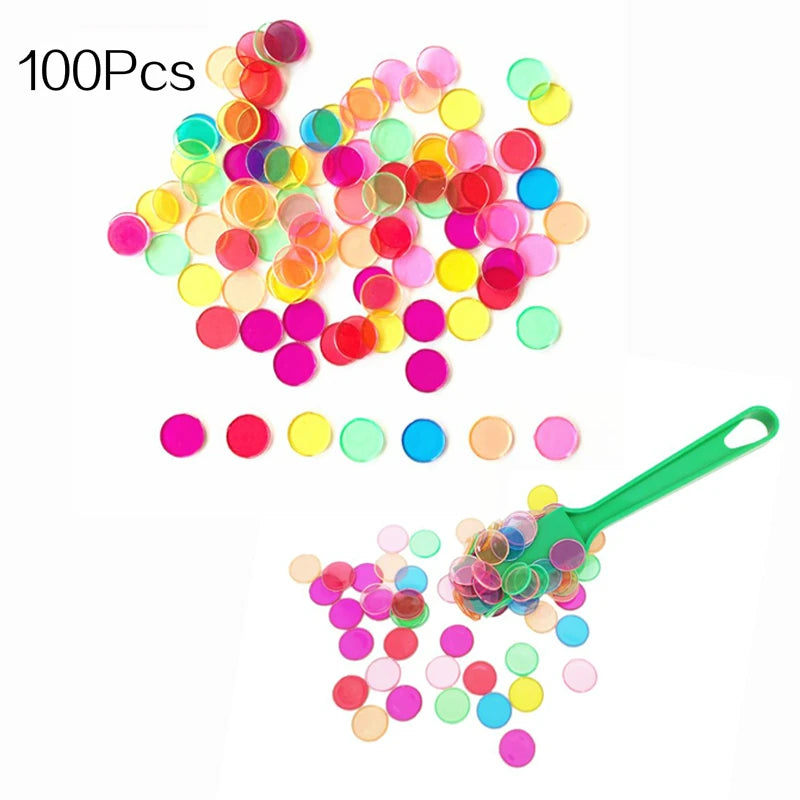 Montessori 100-Piece Magnetic Colorful Math Learning Set for Kids - Engaging Educational Tools for Home and Classroom