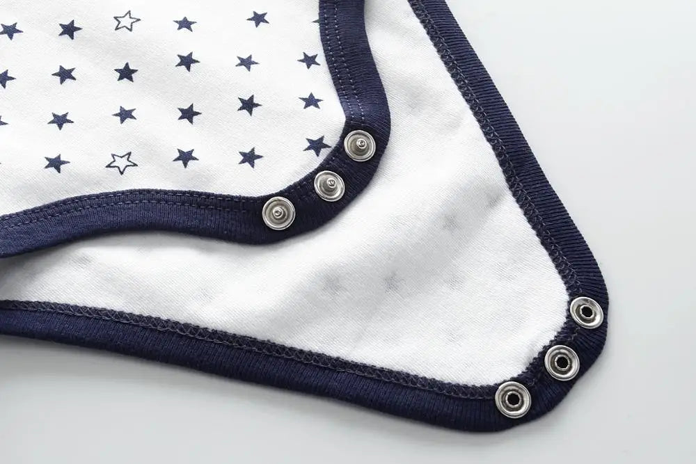 Striped Cotton Rompers for Newborns - Unisex Infant Jumpsuits for All Seasons
