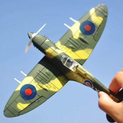 6-Piece DIY F4U Corsair Fighter Model Kit - Educational Assembly Toy for Kids