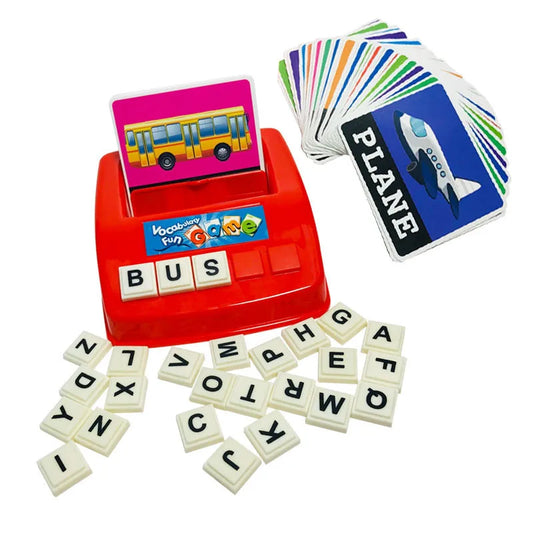 Kids English Learning Card and Letter Machine for Early Literacy Development
