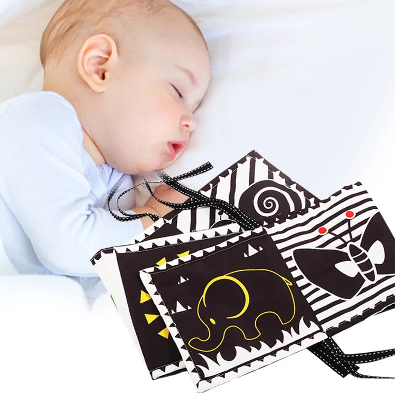Crib Companion Cloth Books - Educational Baby Bumper Protector & Room Decor
