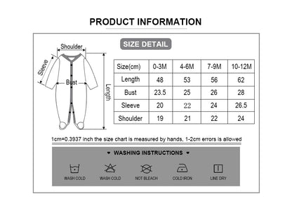 5-Pack Cartoon Baby Overalls for Boys - Cozy Winter Playsuits for Newborns
