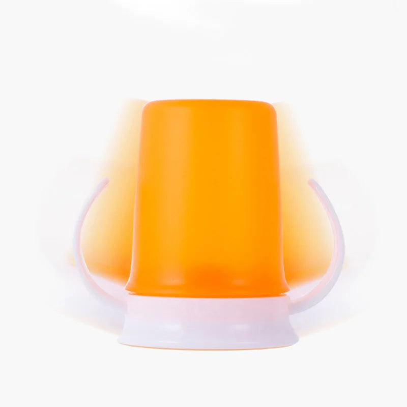 360 Degrees Rotated Baby Learning Drinking Cup with Double Handle Flip Lid Leakproof Infants Water Cups Bottle BPA Free with Lid
