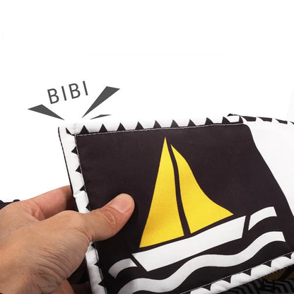 Crib Companion Cloth Books - Educational Baby Bumper Protector & Room Decor